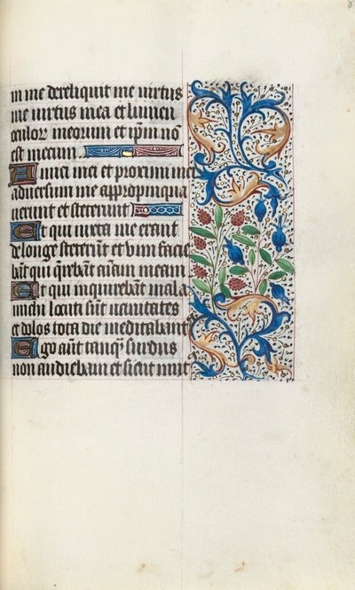 Stundenbuch Gebrauch von Rouen: fol. 84r, ca. 1470 von Master of the Geneva Latini