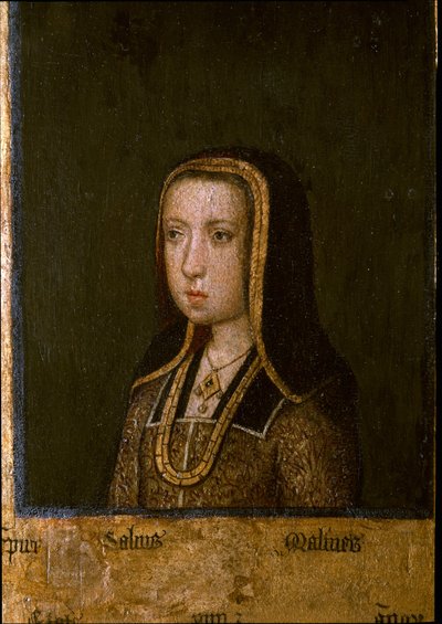 Porträt von Margarita von Österreich, 1494 von Master of the Guild of Saint George
