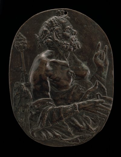 Ein Satyr, spätes 15. oder frühes 16. Jahrhundert von Master of the Martelli Mirror