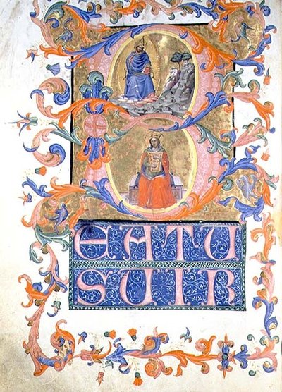 Historiierte Initiale 