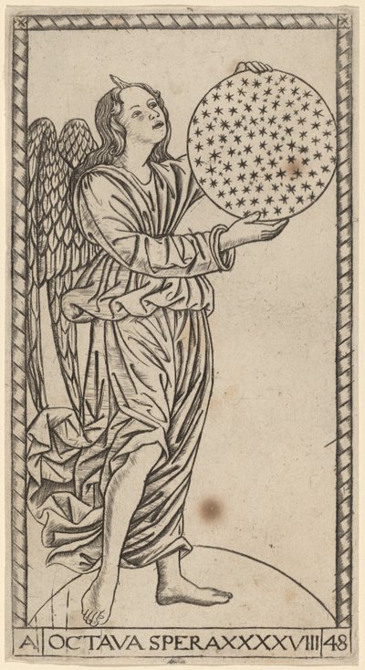 Achte Sphäre (Octava Spera) von Master of the S Series Tarocchi