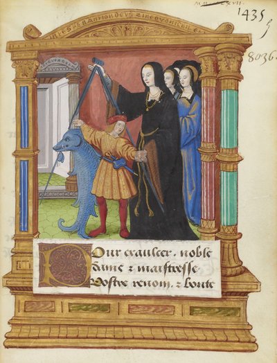 BNF Fr2285 f5r - Der Kompass des Delfins von Maitre de Philippe de Gueldre
