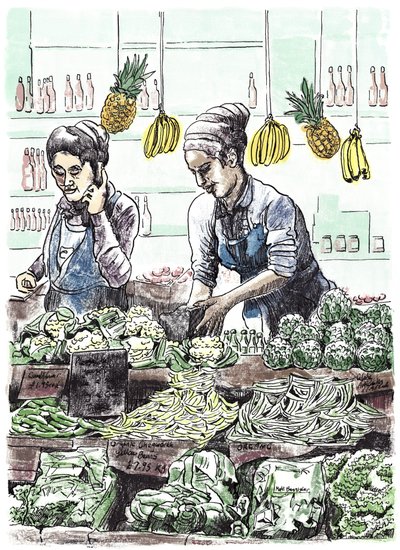 Borough Veg 2, 2013 von Matt Bannister