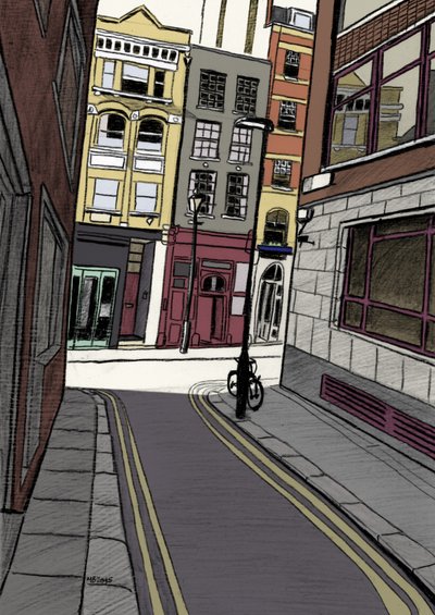 Fuchs und Knot Street EC1, 2015 von Matt Bannister