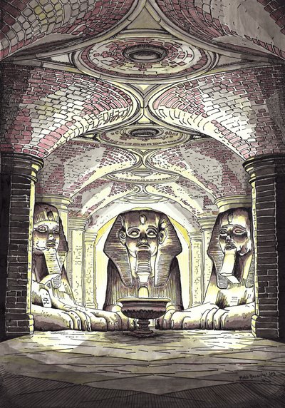 U-Bahn Sphinxen, 2013 von Matt Bannister