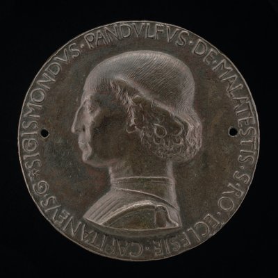 Sigismondo Pandolfo Malatesta, 1417-1468, Herr von Rimini und Fano [Vorderseite], 1446 von Matteo di Andrea de Pasti
