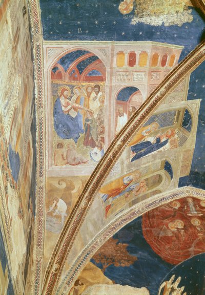 Die Berufung des hl. Martial, eines Fischers (Detail) von Matteo di Giovanetto da Viterbo