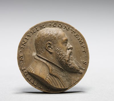 Modell für die Vorderseite der Medaille des Sohnes von Martin III Geuder von Matthes Gebel