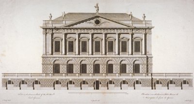 Ansicht des Buckingham House, St James