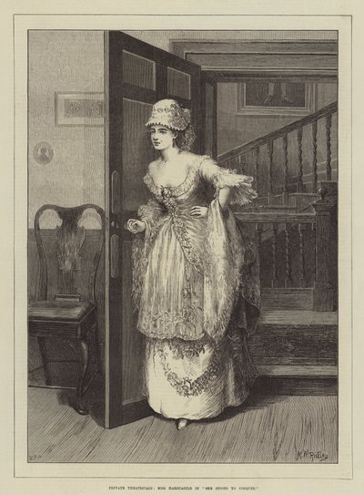 Privattheater, Miss Hardcastle in 