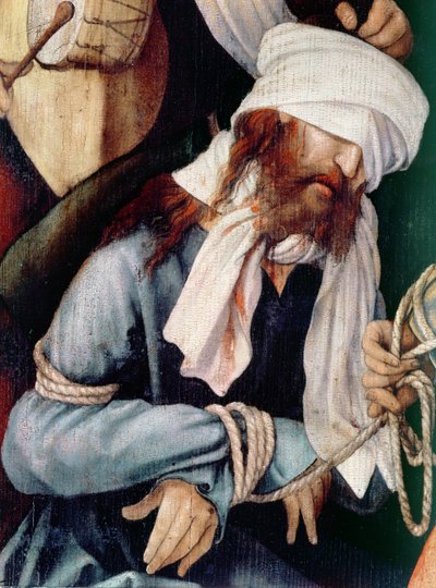 Verspottung Christi (Detail) von Matthias Grünewald