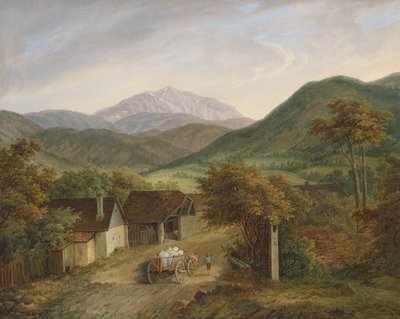 Matthias Rudolf Toma Blick auf den Schneeberg 1860 von Matthias Rudolf Toma