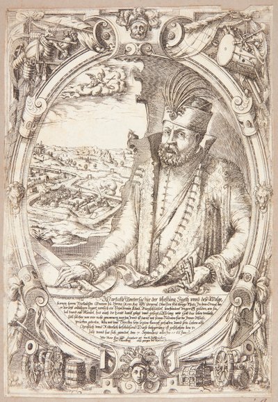 Porträt des Heerführers, Nikola IV Zrinski (Miklós IV Zrínyi) von Matthias Zündt