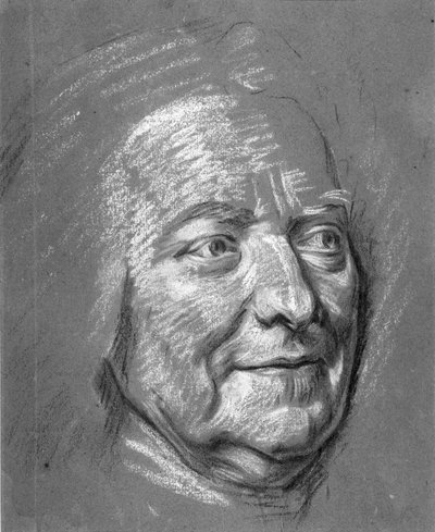 Porträt von M. Louis Silvestre von Maurice-Quentin de La Tour