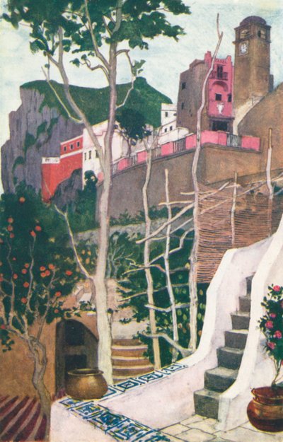 Ein Tor, Capri von Maurice (after) Greiffenhagen