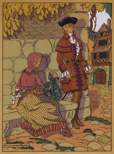 Illustration für Histoire de Manon Lescaut von Maurice Berty