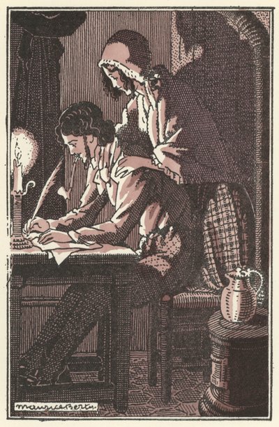 Illustration für Szenen aus dem Leben der Bohème von Henri Murger von Maurice Berty