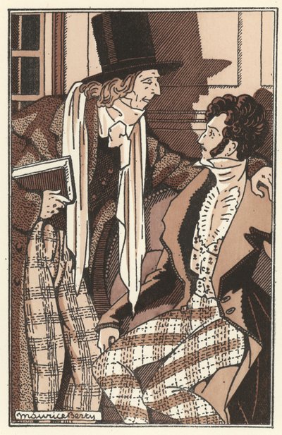 Illustration für Szenen aus dem Leben der Bohème von Henri Murger von Maurice Berty