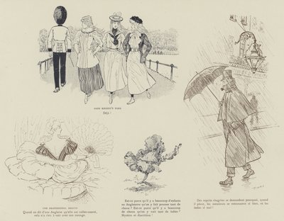 Illustration für La Vie De Londres von Mars von Maurice Charles Mathieu Bonvoisin