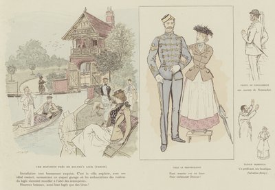 Illustration für La Vie De Londres von Mars von Maurice Charles Mathieu Bonvoisin