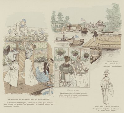 Illustration für La Vie De Londres von Mars von Maurice Charles Mathieu Bonvoisin