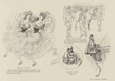 Illustration für La Vie De Londres von Mars von Maurice Charles Mathieu Bonvoisin