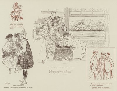 Illustration für La Vie De Londres von Mars von Maurice Charles Mathieu Bonvoisin