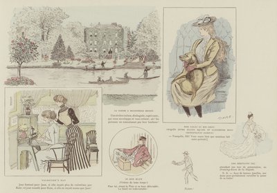 Illustration für La Vie De Londres von Mars von Maurice Charles Mathieu Bonvoisin