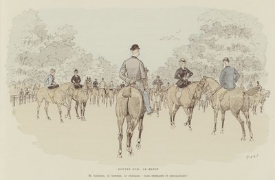 Illustration für La Vie De Londres von Mars von Maurice Charles Mathieu Bonvoisin