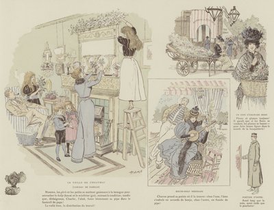 Illustration für La Vie De Londres von Mars von Maurice Charles Mathieu Bonvoisin