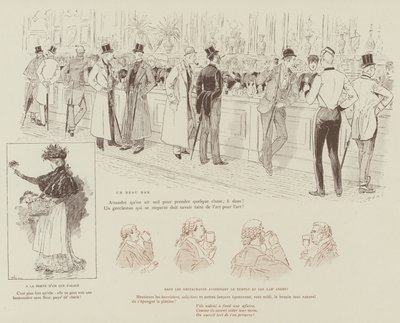 Illustration für La Vie De Londres von Mars von Maurice Charles Mathieu Bonvoisin