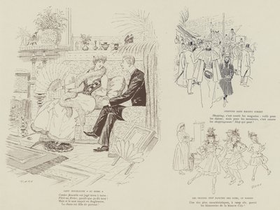 Illustration für La Vie De Londres von Mars von Maurice Charles Mathieu Bonvoisin
