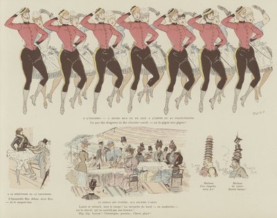 Illustration für La Vie De Londres von Mars von Maurice Charles Mathieu Bonvoisin