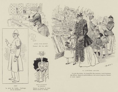 Illustration für La Vie De Londres von Mars von Maurice Charles Mathieu Bonvoisin