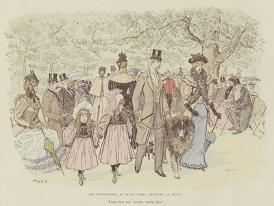 Illustration für La Vie De Londres von Mars von Maurice Charles Mathieu Bonvoisin