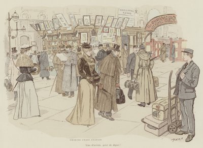 Illustration für La Vie De Londres von Mars von Maurice Charles Mathieu Bonvoisin
