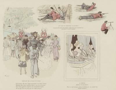 Illustration für La Vie De Londres von Mars von Maurice Charles Mathieu Bonvoisin