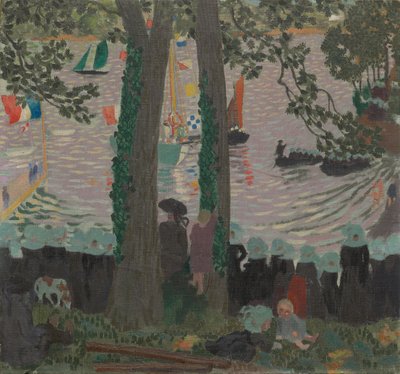 Segnung einer Yacht auf dem Belon-Fluss von Maurice Denis