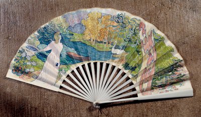 Verlobungsfächer, dekoriert von Maurice Denis (1870-1943) 1891 von Maurice Denis