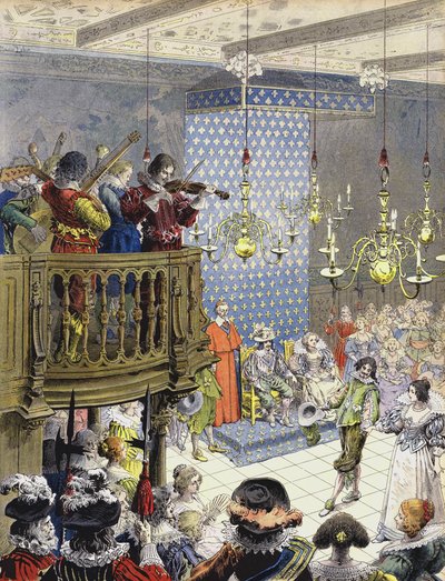Ein Ball am Hof von Maurice Leloir