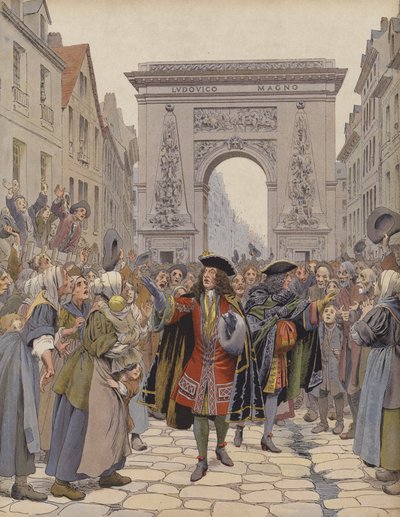 Boufflers im Winter 1709, Beruhigung einer Unruhe von Maurice Leloir