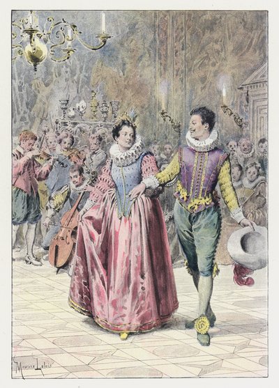 Illustration für Gil Blas von Maurice Leloir