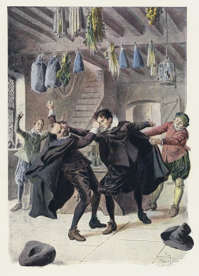 Illustration für Gil Blas von Maurice Leloir