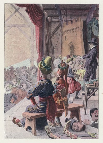 Illustration für Gil Blas von Maurice Leloir