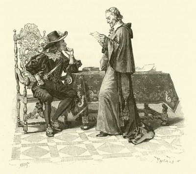 Illustration für Die drei Musketiere von Maurice Leloir