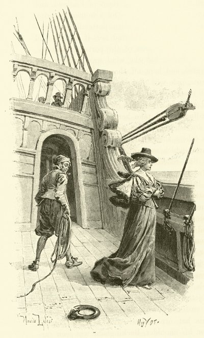 Illustration für Die drei Musketiere (Stich) von Maurice Leloir