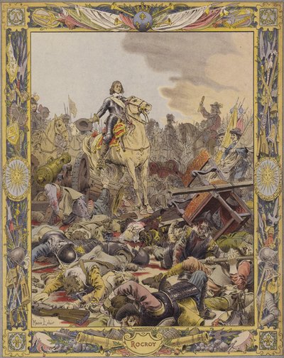 Die Schlacht von Rocroy, der Duc d