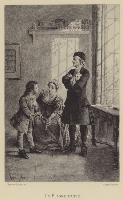 Der zerbrochene Kamm von Maurice Leloir