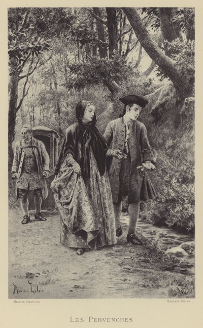 Die Immergrünen (Gravur) von Maurice Leloir