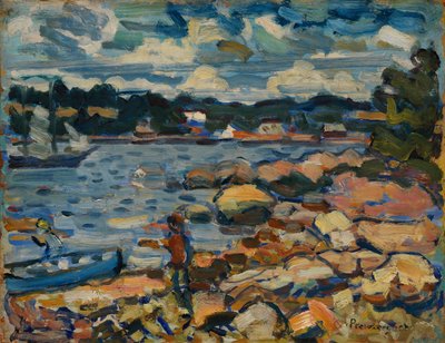 Brooksville, Maine (Fluss & Felsen) von Maurice Prendergast